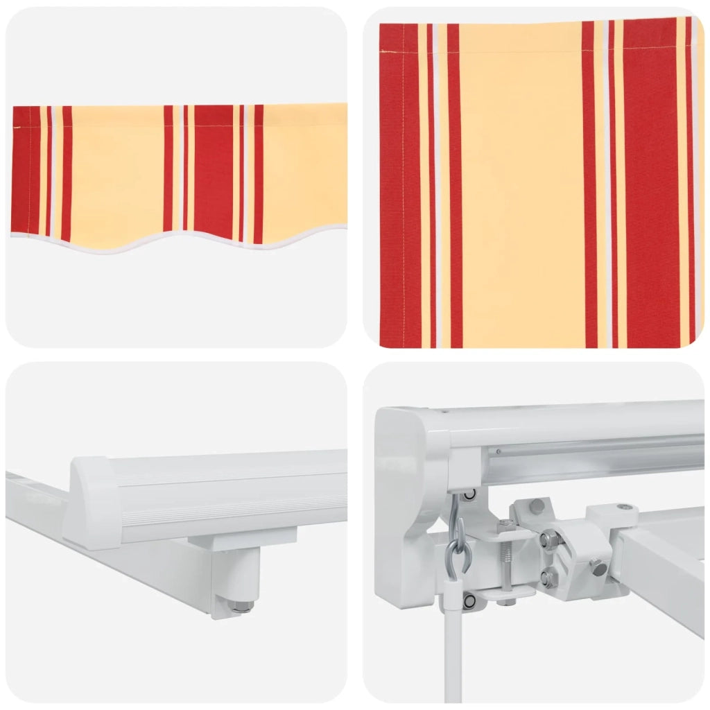 Cornice per Tenda Manuale con LED 3,5 x 2,5 m 3420599