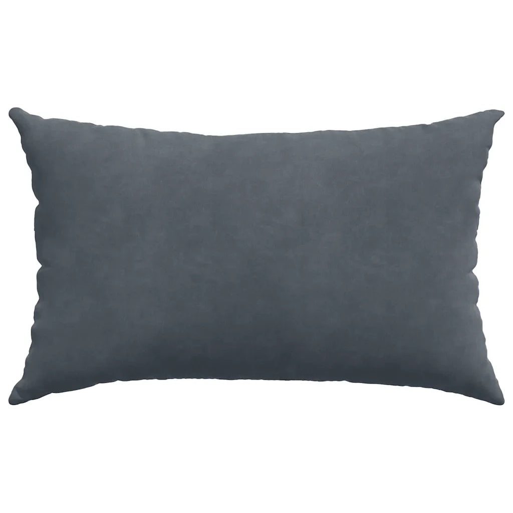 Cuscini da Divano 2 pz-Set di 2 Cuscini per Sofa Grigio scuro 50 x 30 cm 627693