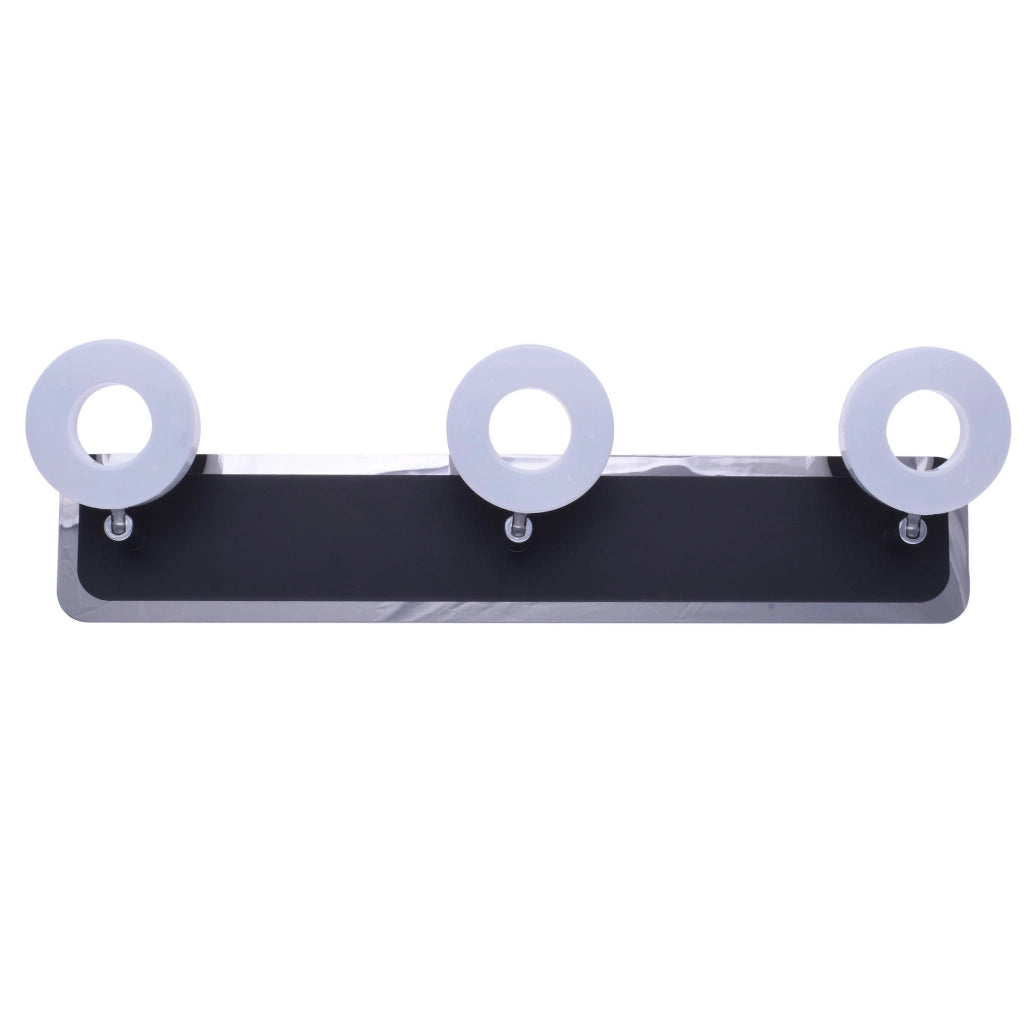 Plafoniera a barra LED 3 luci Milagro SOLE ML5490 nera