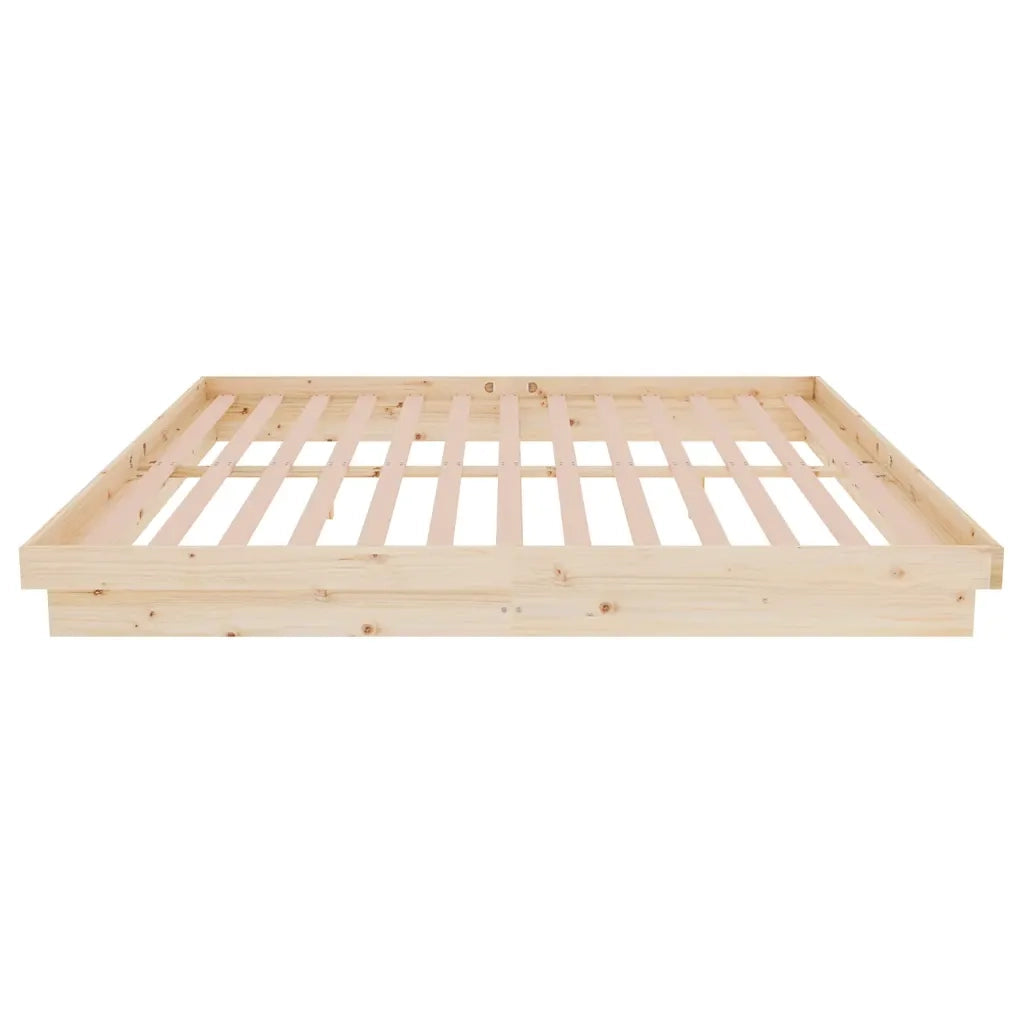 Letto matrimoniale | Letto per adulti | Giroletto in Legno Massello 180x200 cm Super King