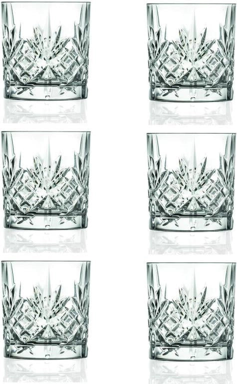 Set 6 Bicchieri da Liquore in Vetro Melodia 8 cl RCR Cristalleria