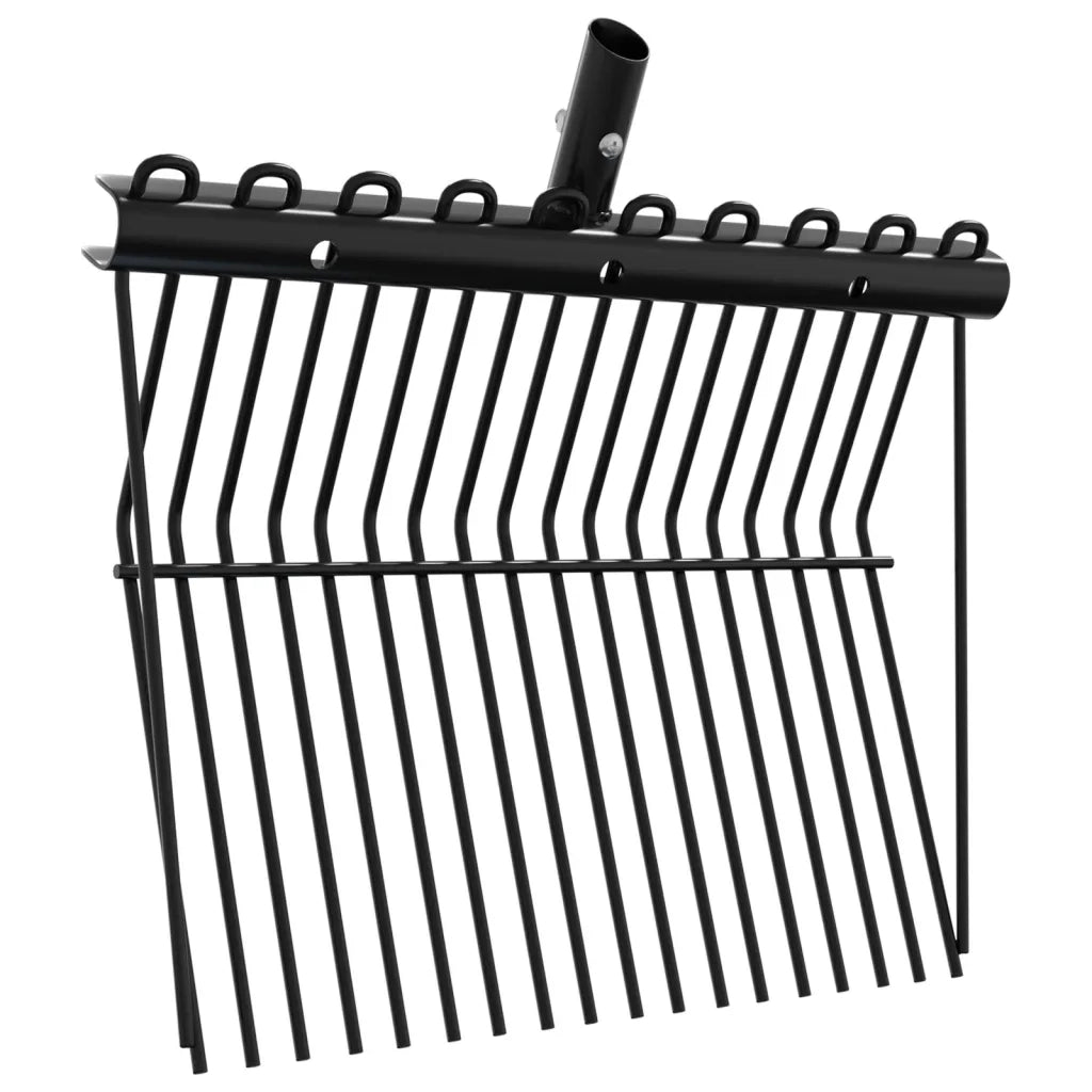 Forcone con 18 Denti Nero in Acciaio