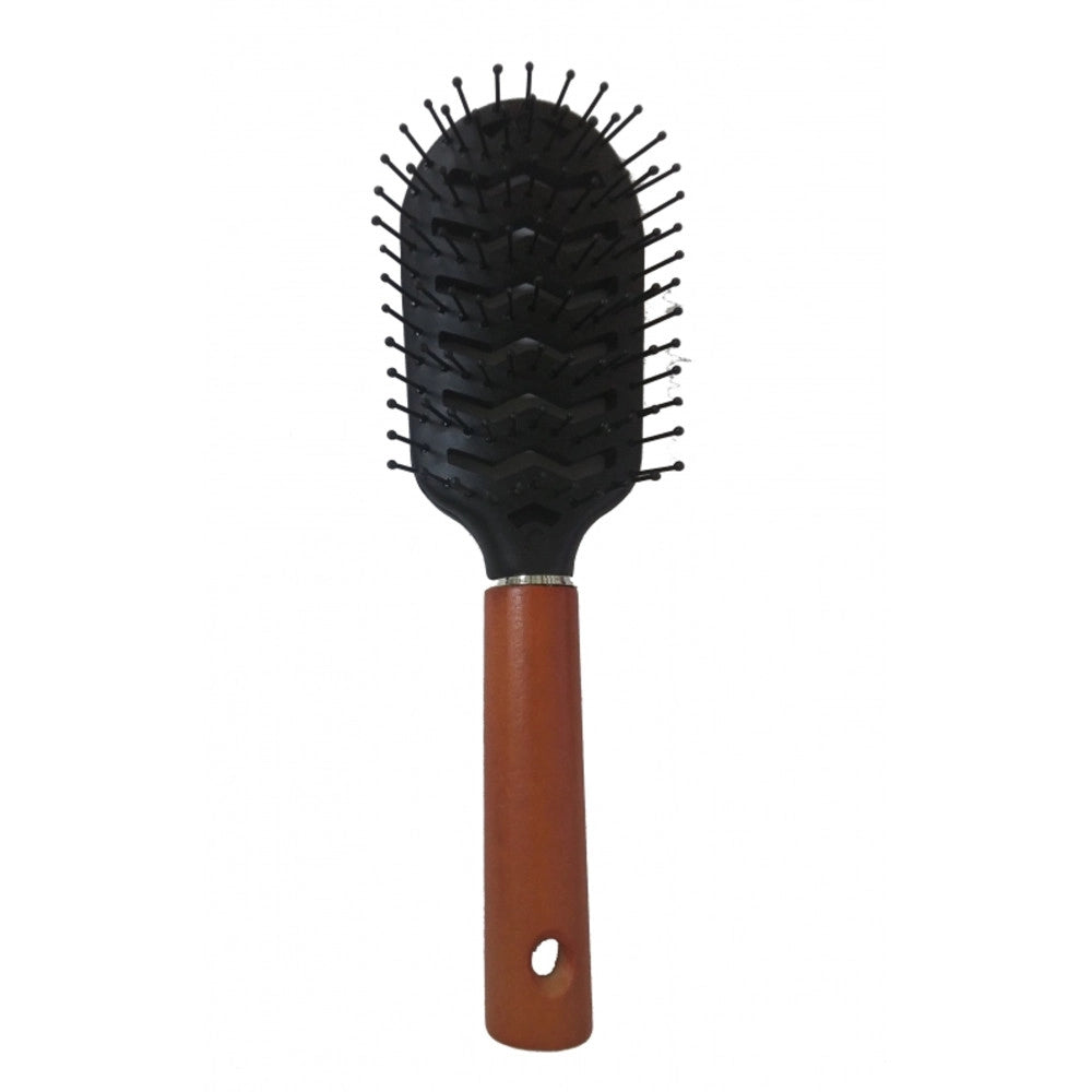 Trade Shop - Spazzola Per Capelli Piatta Setole Rigide Districante Scioglinodi Professionale -