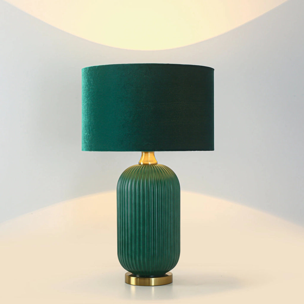 Lampada da tavolo Tamiza grande verde E27 Light Prestige