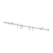 KIT SOTTOPENSILE C/GANCI NICHELATO 90 CM