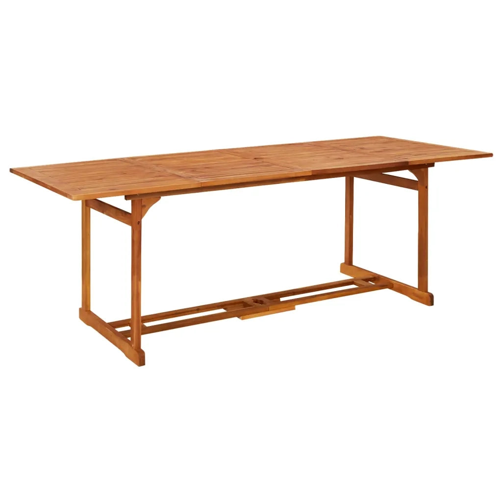 Set da Pranzo da Giardino 9 pz 220x90x75 cm Massello di Acacia 3086986