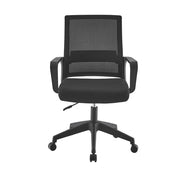 LÚZETE - SEDIA DA SCRIVANIA ACTON NERA