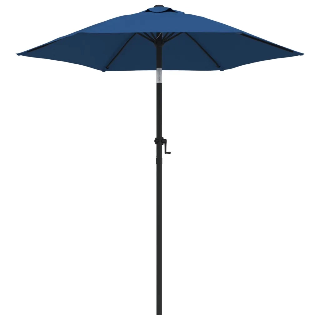 Ombrellone-Ombrello da giardino Blu 200x224 cm in Alluminio