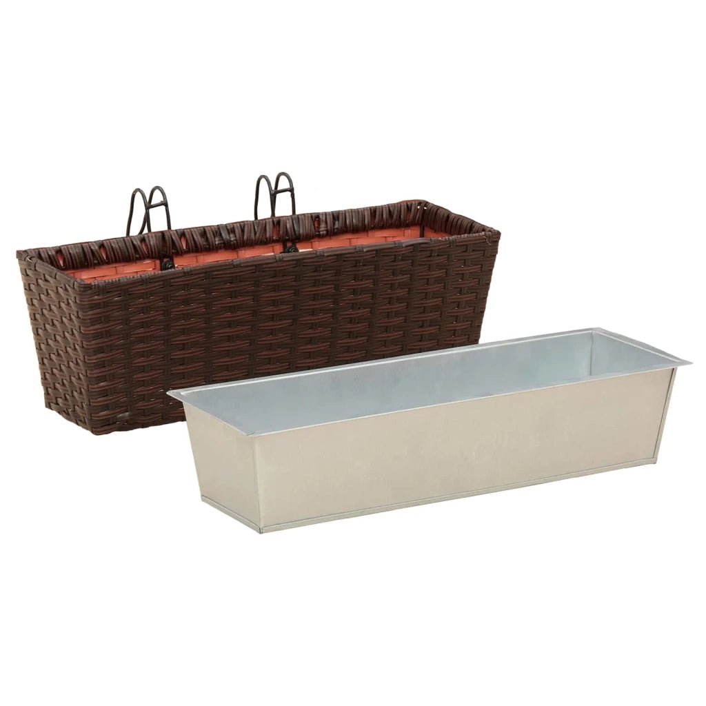 Ringhiera 2 pcs 50 x 17 x 17 cm Metallo 42026966