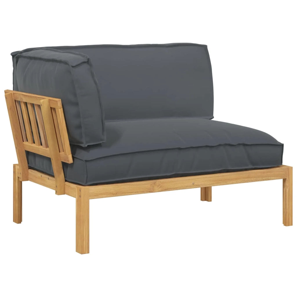 Set di divani con cuscino Antracite 133 x 92 x 69 cm 3418166