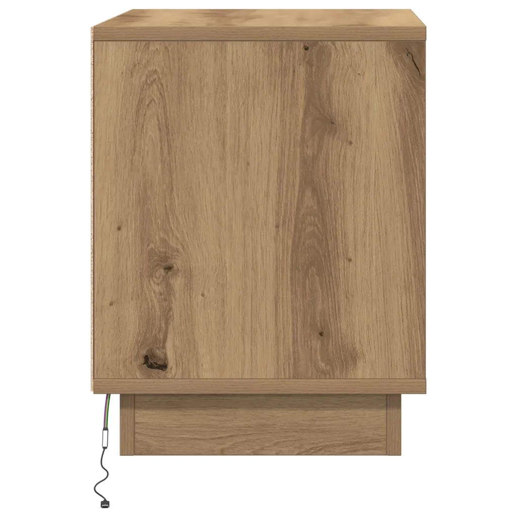 Armadio da Notte 2 pcs Rovere artigianale 44 x 34,5 x 45 cm 869577