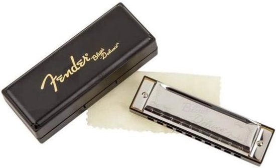 Harmonica Mondiale - Nero/Argento - Copertura Metallica Verniciata - Dimensione C