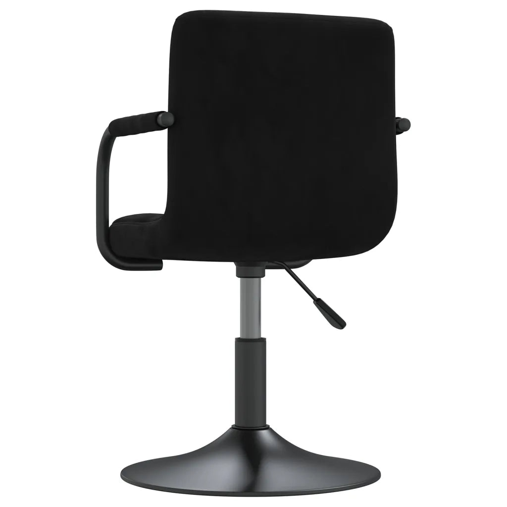 Sedia da Pranzo Nera in Velluto 3087938
