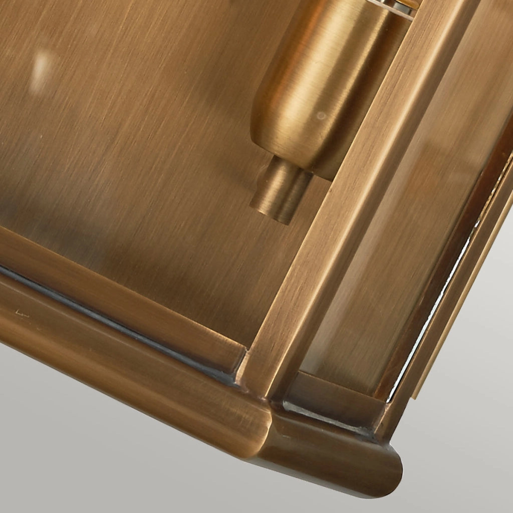 Applique esterna St Martins Elstead ottone E27 2x60W