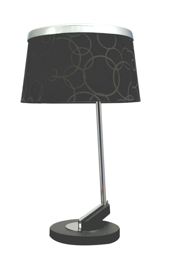 Lampada tavolo Candellux Impresja nera E27 regolabile