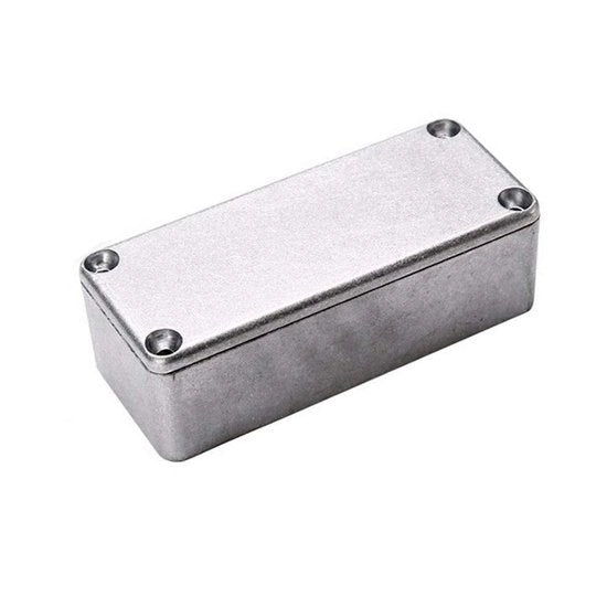 Scatola di connessione in alluminio - Per strumenti elettronici - Resistente alla corrosione e leggera - 122 mm x 66 mm x 39,5 mm - Duratura e facile da installare