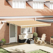 Tenda Retrattile Multicolore 400 × 300 cm Tessuto e acciaio 3330768