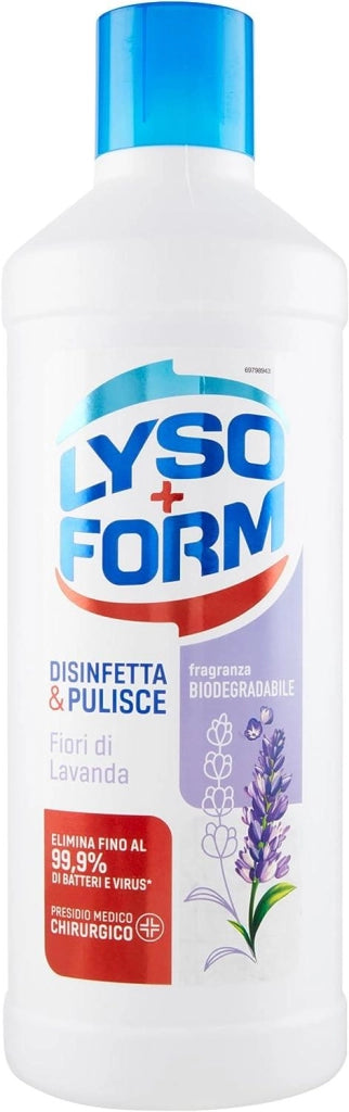 LYSOFORM LIQUIDO PER PAVIMENTI 1,1 LT DISINFETTA E PULISCE LAVANDA
