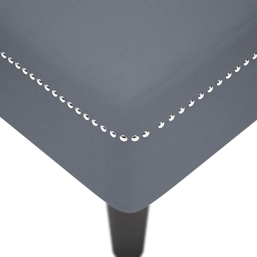 Sdraio con Cuscino e Bracciolo Destro in Velluto Grigio Scuro 4009773
