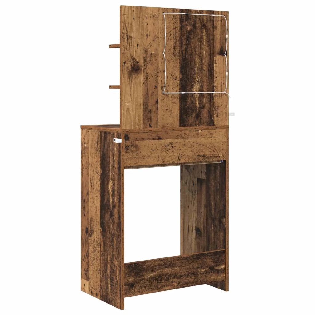 Tavoli da Trucco per Camera da Letto con cassetto Legno vecchio 888995