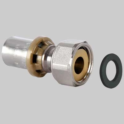 RACCORDO DIRITTO CON DADO GIREVOLE  20 x 3/4     ICMA