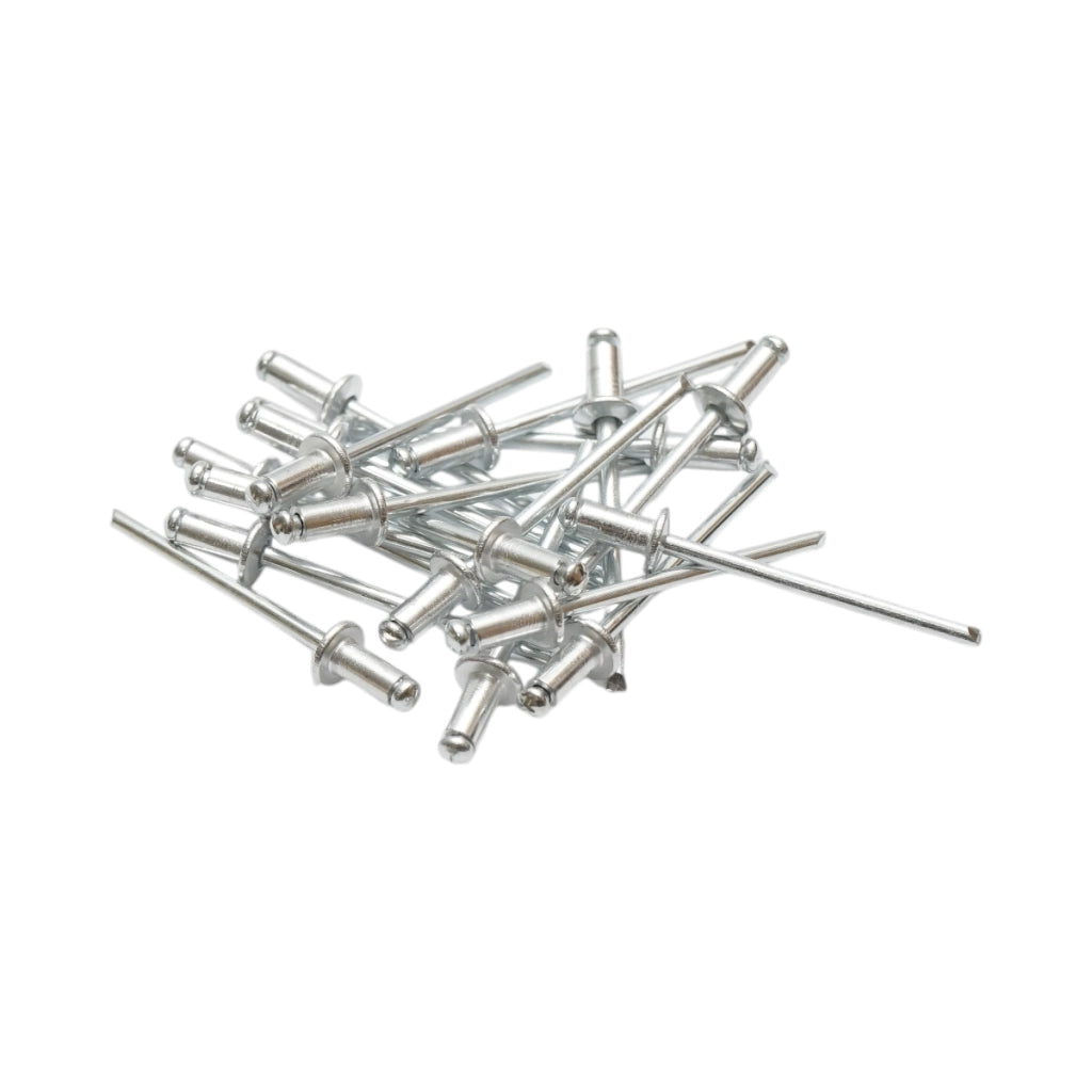 Rivetti in alluminio 3,2x6 mm, 50 pezzi/set Crownman.