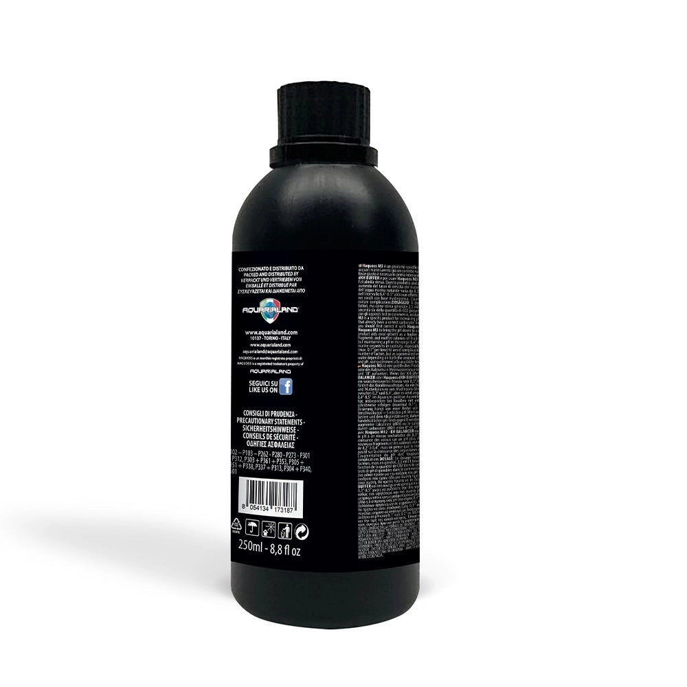 Haquoss M3 pH Plus 250ml - aumenta e stabilizza il pH in acqua marina