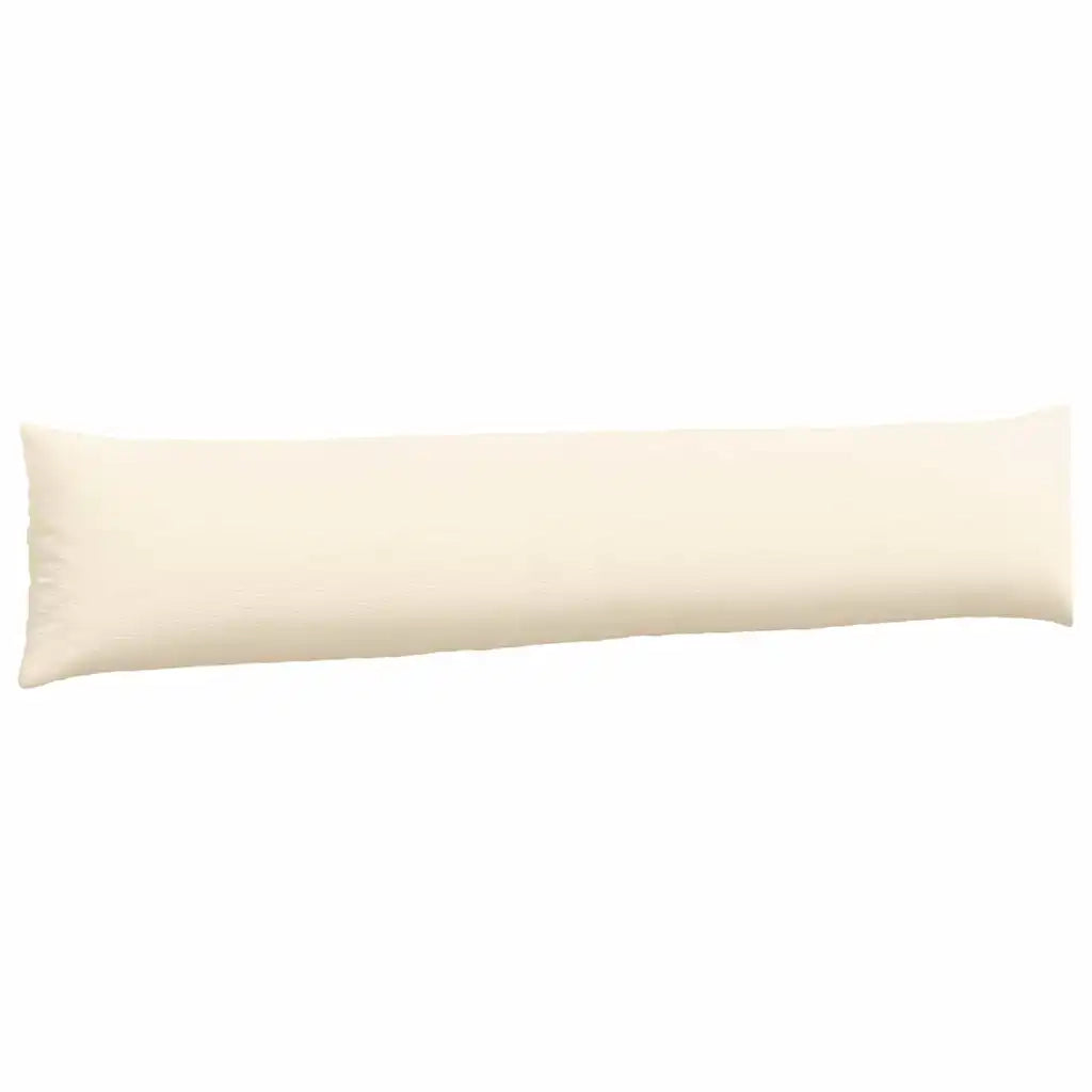 Cuscini da Divano 2 pcs Crema 200 x 40 cm Tessuto in Cords 42013905