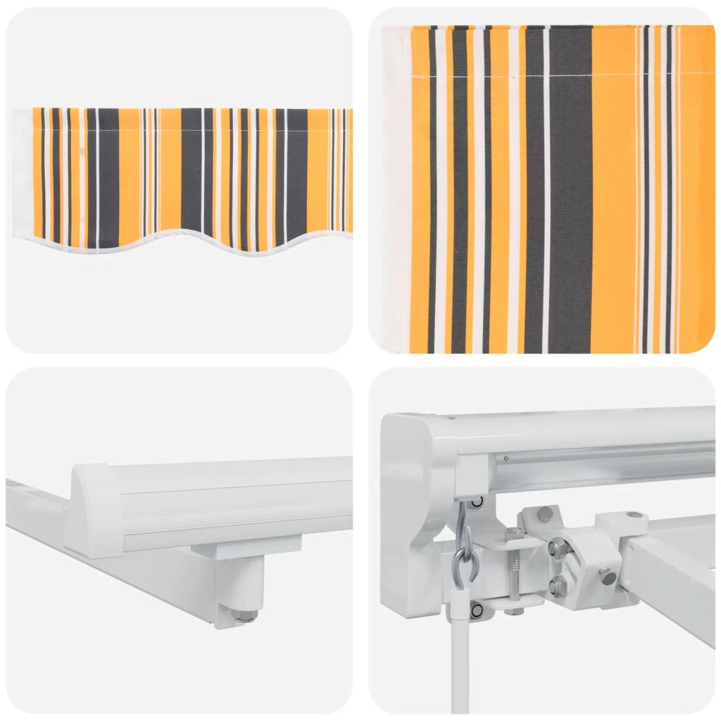Cornice per Tenda Manuale con LED 3 x 2,5 m 3420583