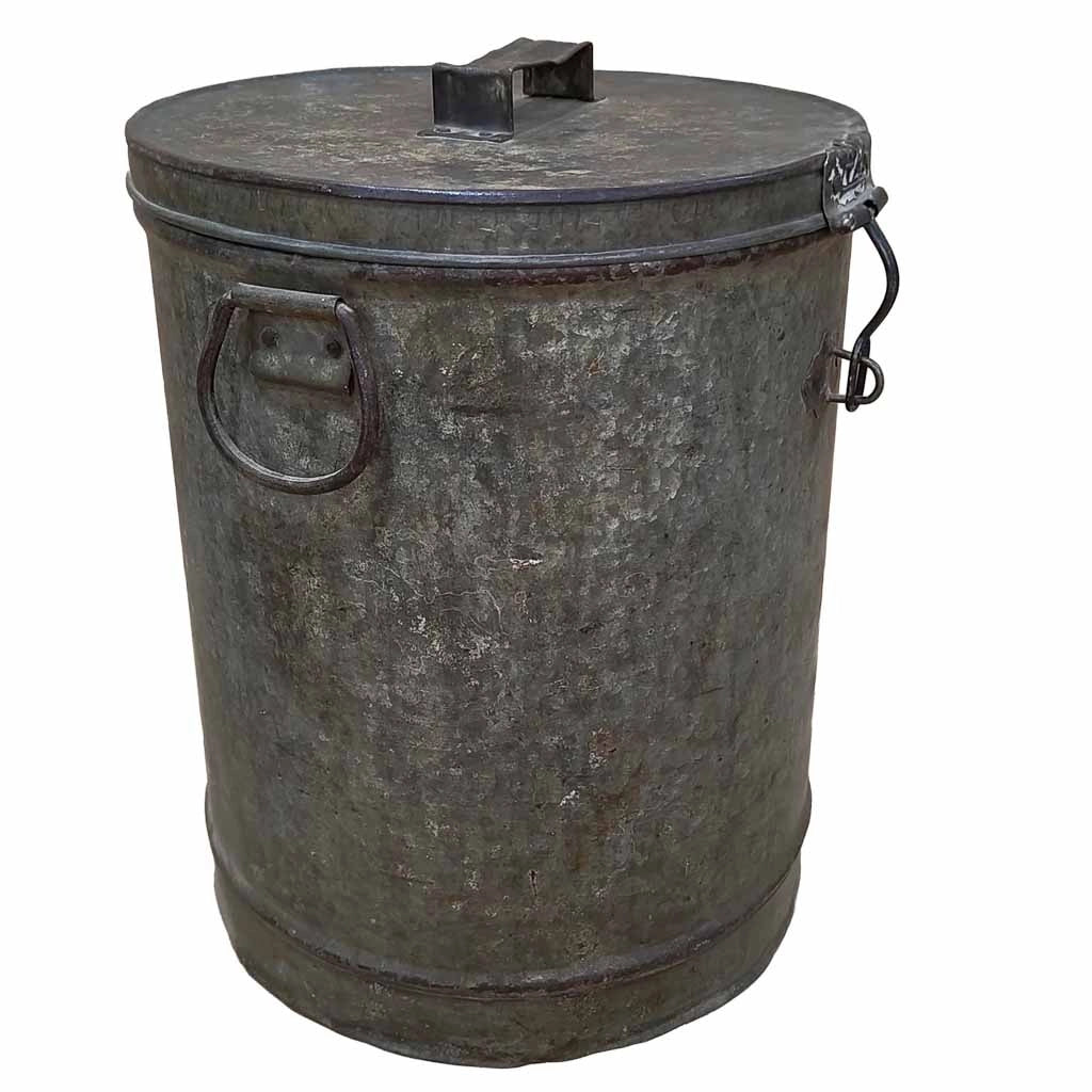 Baule in metallo artigianale 29x29x41h cm