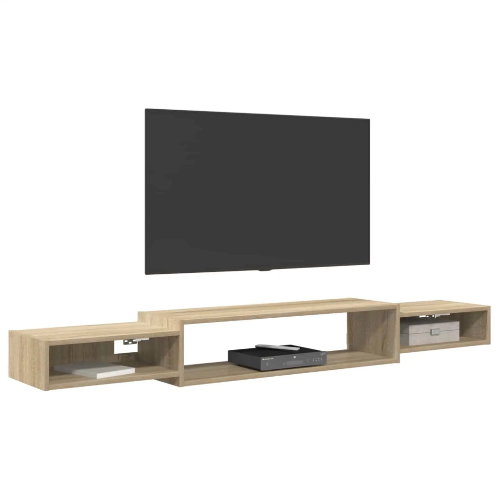 Mobile TV da Parete A parete-Credenza per TV sospesa Rovere Sonoma 180 x 28 x 21 cm