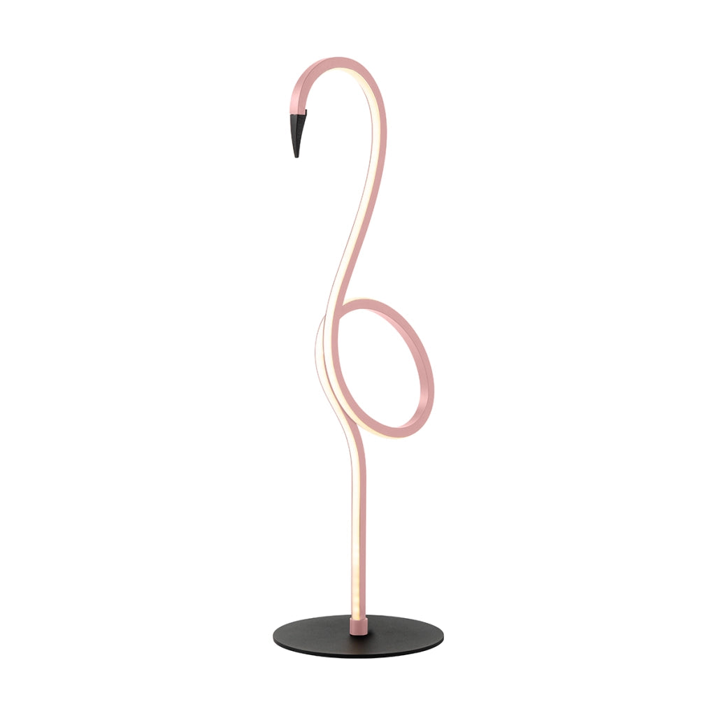 Lampada da tavolo moderna Flamingo rosa LED 6W Elstead