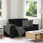 Divano Divanetto-Sofa Nero 120 cm in Velluto 897466