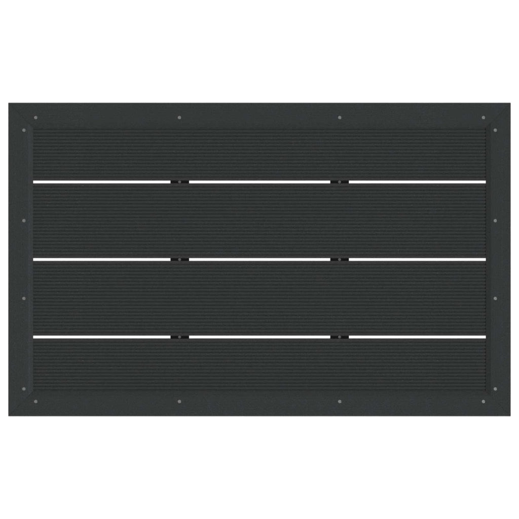 Piastra base per doccia Nero 101 x 63 x 5,5 cm WPC 42039040