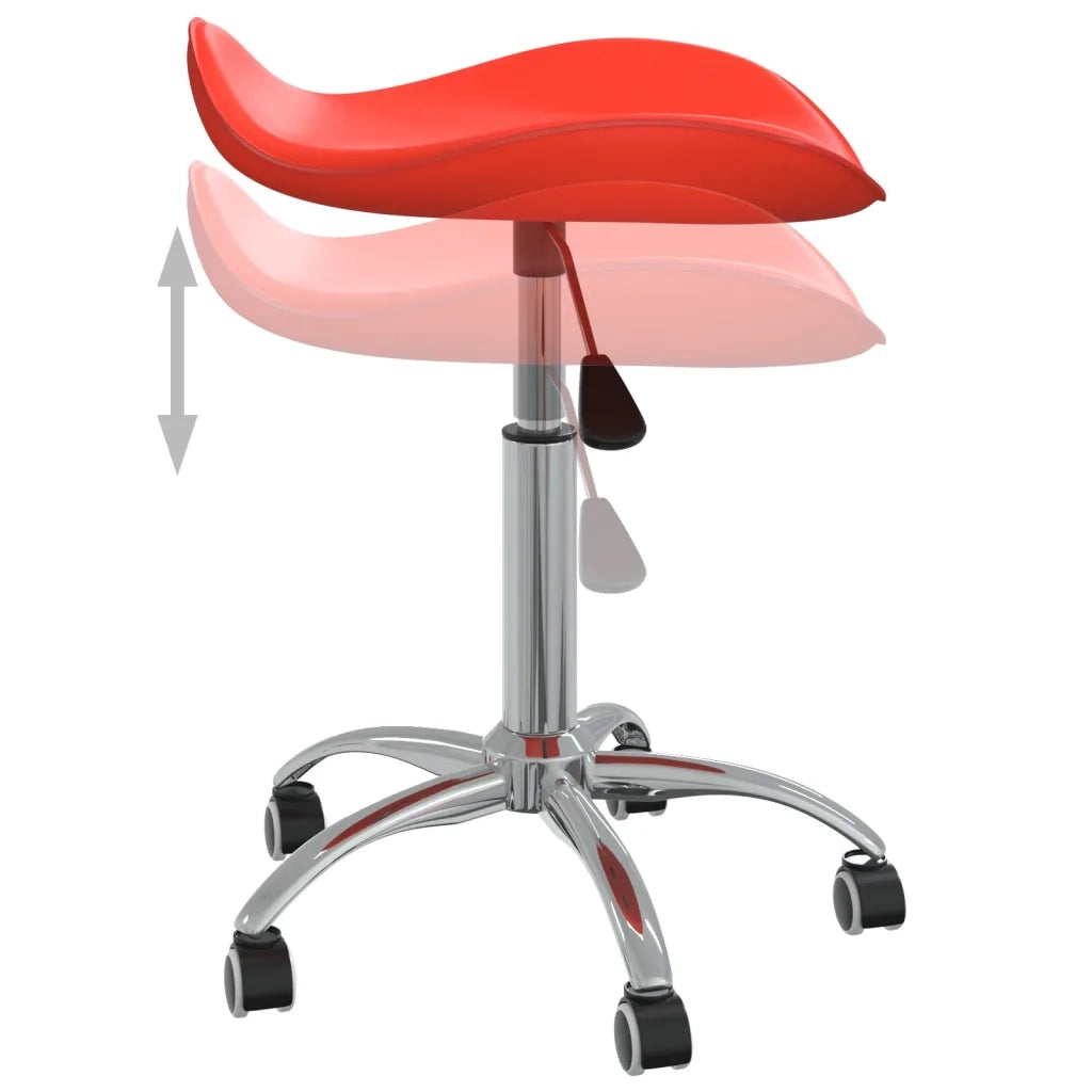 Sgabello da Salone Spa Rosso in Similpelle 323685