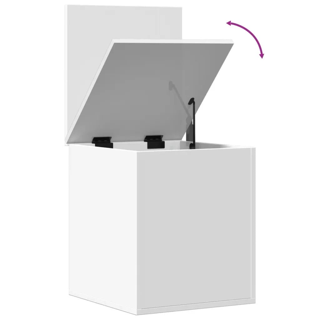 Contenitore Portaoggetti Bianco 40x42x46 cm Legno Multistrato CFW8225132