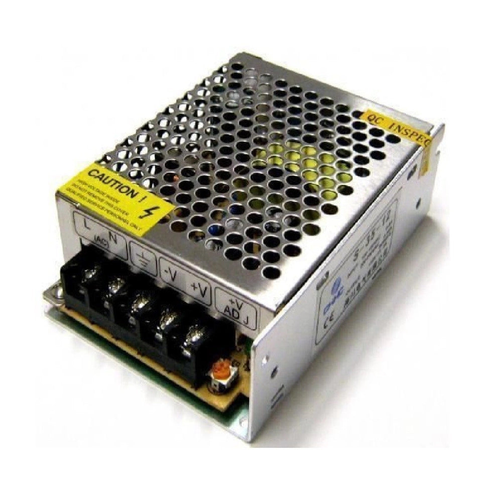 Trade Shop - Alimentatore Trasformatore Stabilizzato Switch Trimmer 220v-12v 3,5 A Ampere -