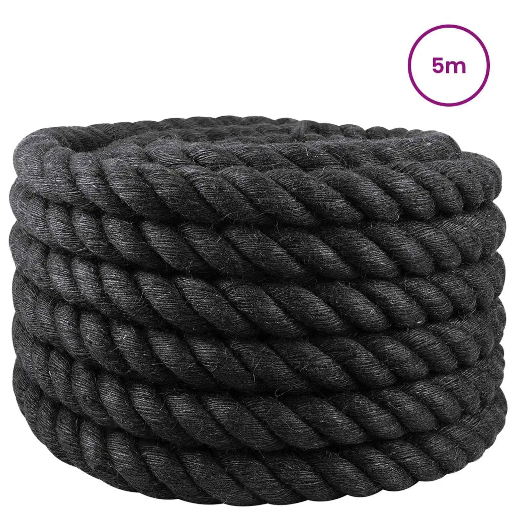 Corda | Fune di Juta 36 Nero 100% juta Tossa