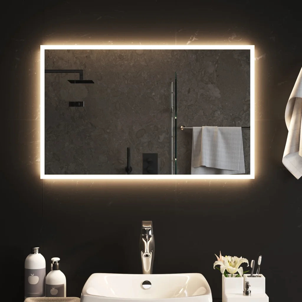 Specchio da Bagno con Luci LED 50x80 cm 3154080