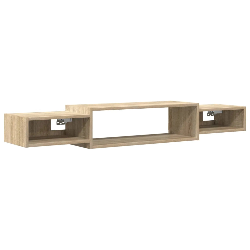 Mobile TV da Parete A parete-Credenza per TV sospesa Rovere Sonoma 140 x 28 x 21 cm
