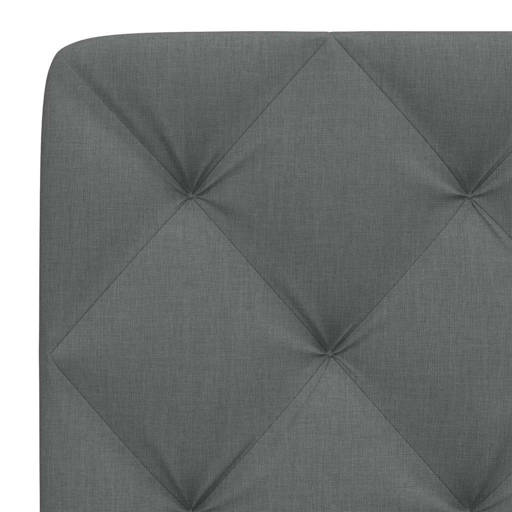 Cuscino Testiera Grigio Scuro 160 cm in Tessuto 4019227