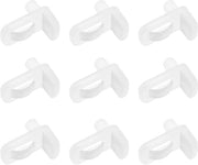 Clip per pannelli in vetro 40 unità - Supporto per pannelli in vetro - Plastica - Installazione facile - Forma universale - Materiale duraturo - Sostegni per pannelli