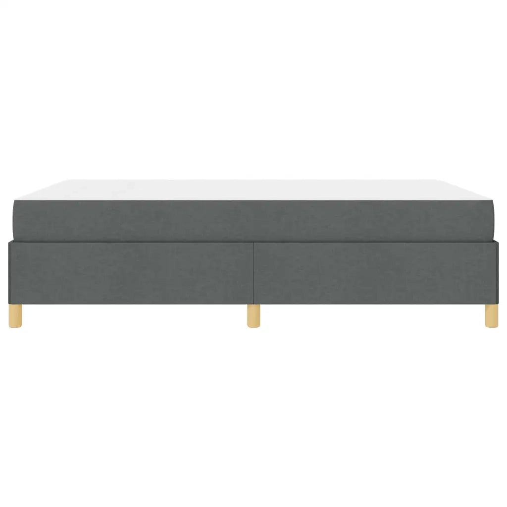 Struttura del letto Grigio scuro 140 x 190 cm Tessuto 3398935