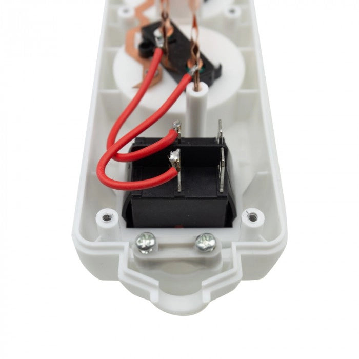 Multipresa 3 prese con interruttore bianca Ecolight