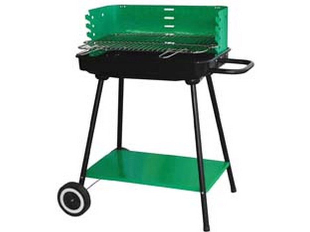1pz barbecue rettangolare con ruote "montana"  - bracere cm.57,5x37,5 cod:ferx.fer277198
