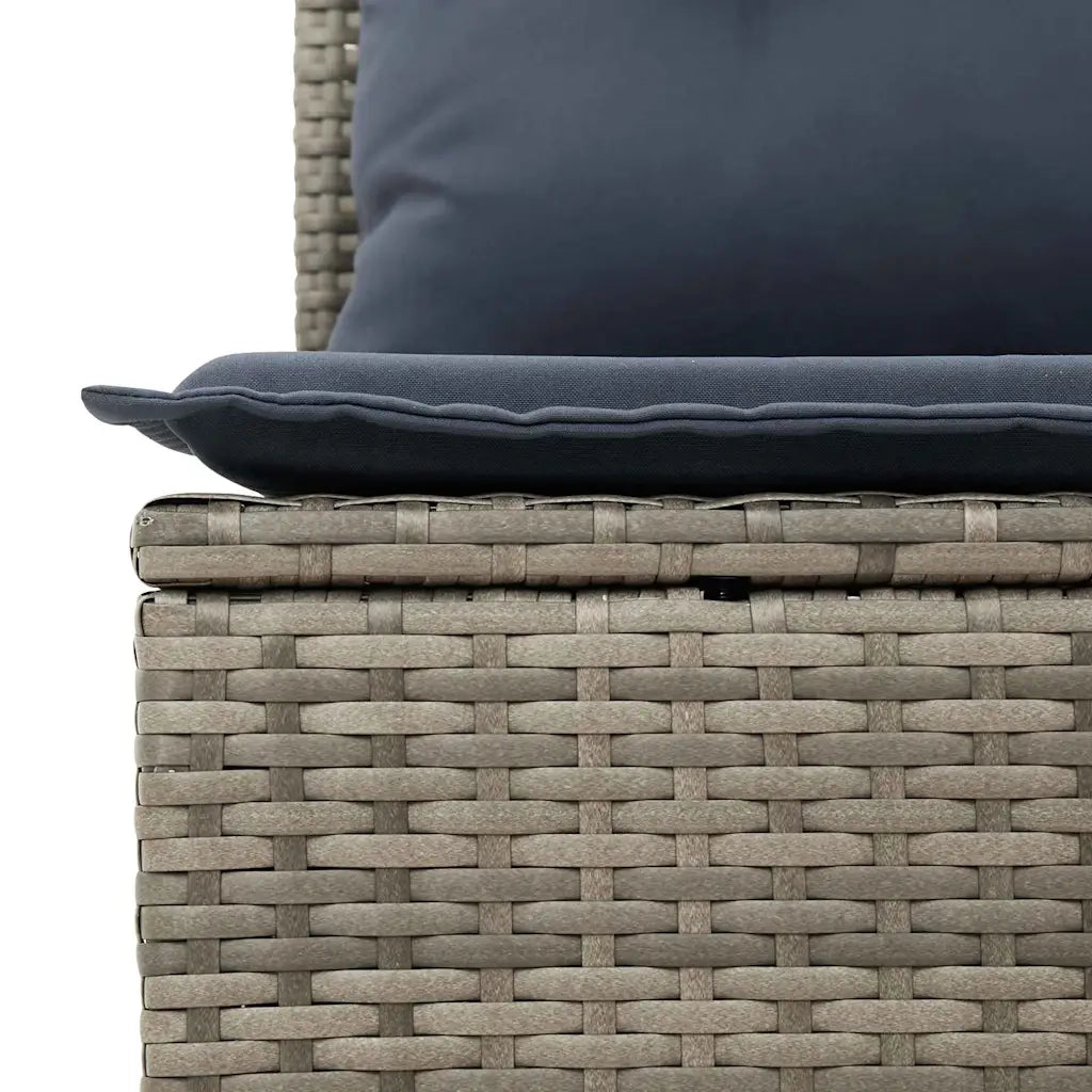 Set Divano da Giardino 7 pcs Grigio chiaro polyrattan 3354124