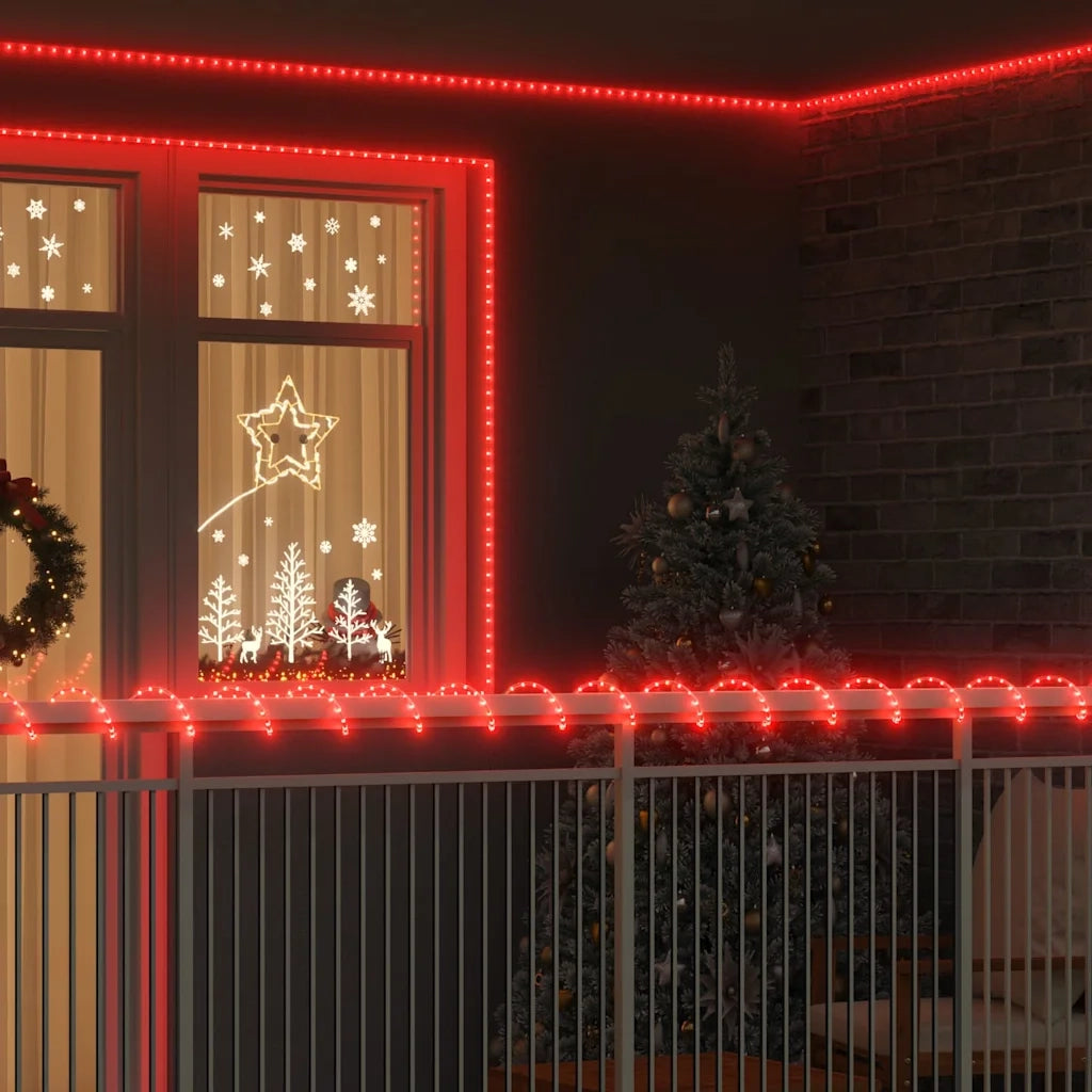Luce a corda con 2400 LED Rosso 100 m PVC CFW8990017