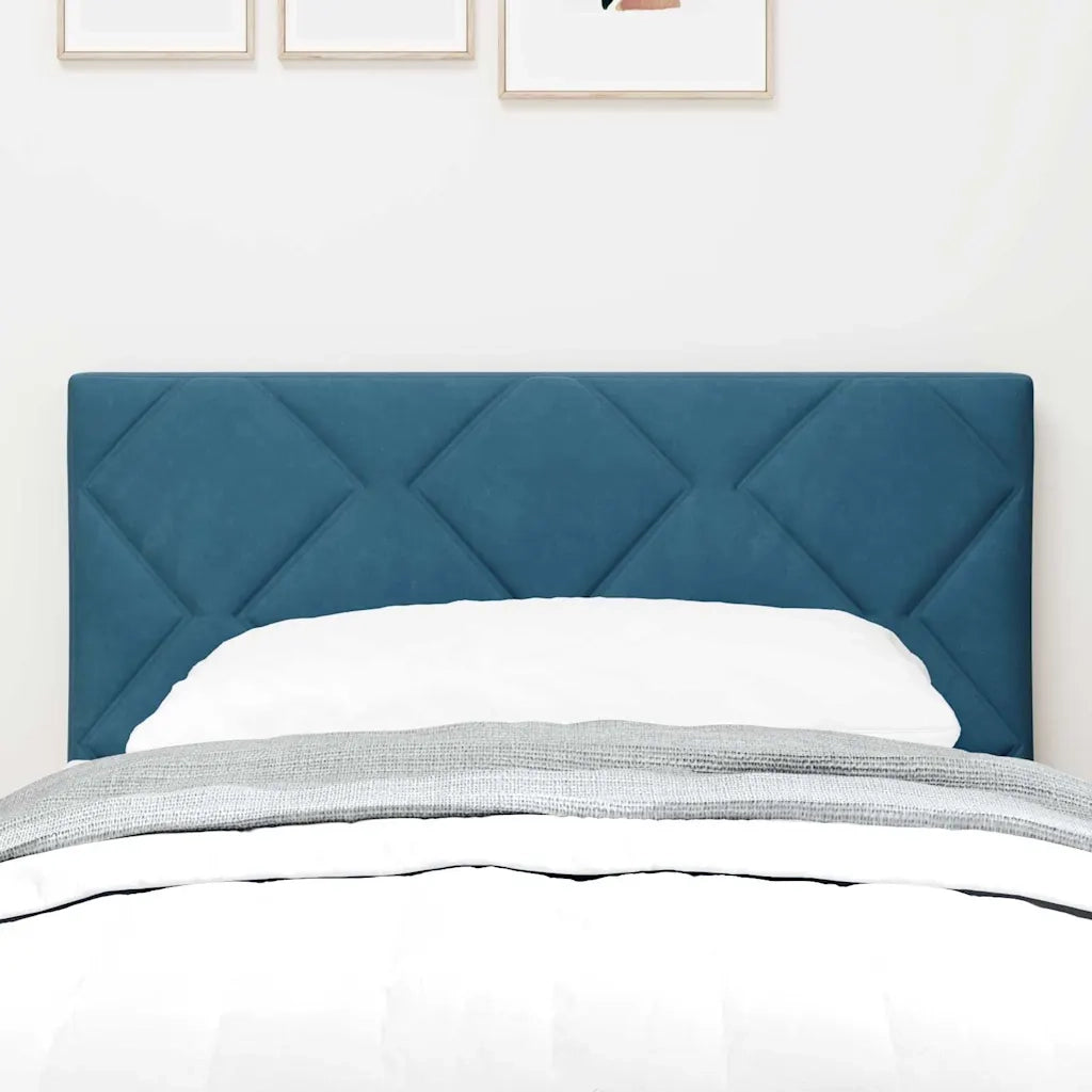 Testiera | Testata LED Blu Scuro 80 cm Velluto