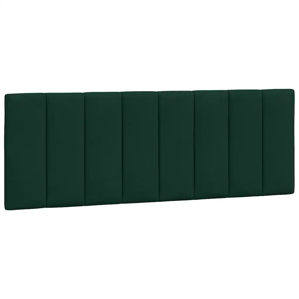 Letto matrimoniale | Letto per adulti | Giroletto senza Materasso Hanko Verde Scuro 140x190 cm in Velluto