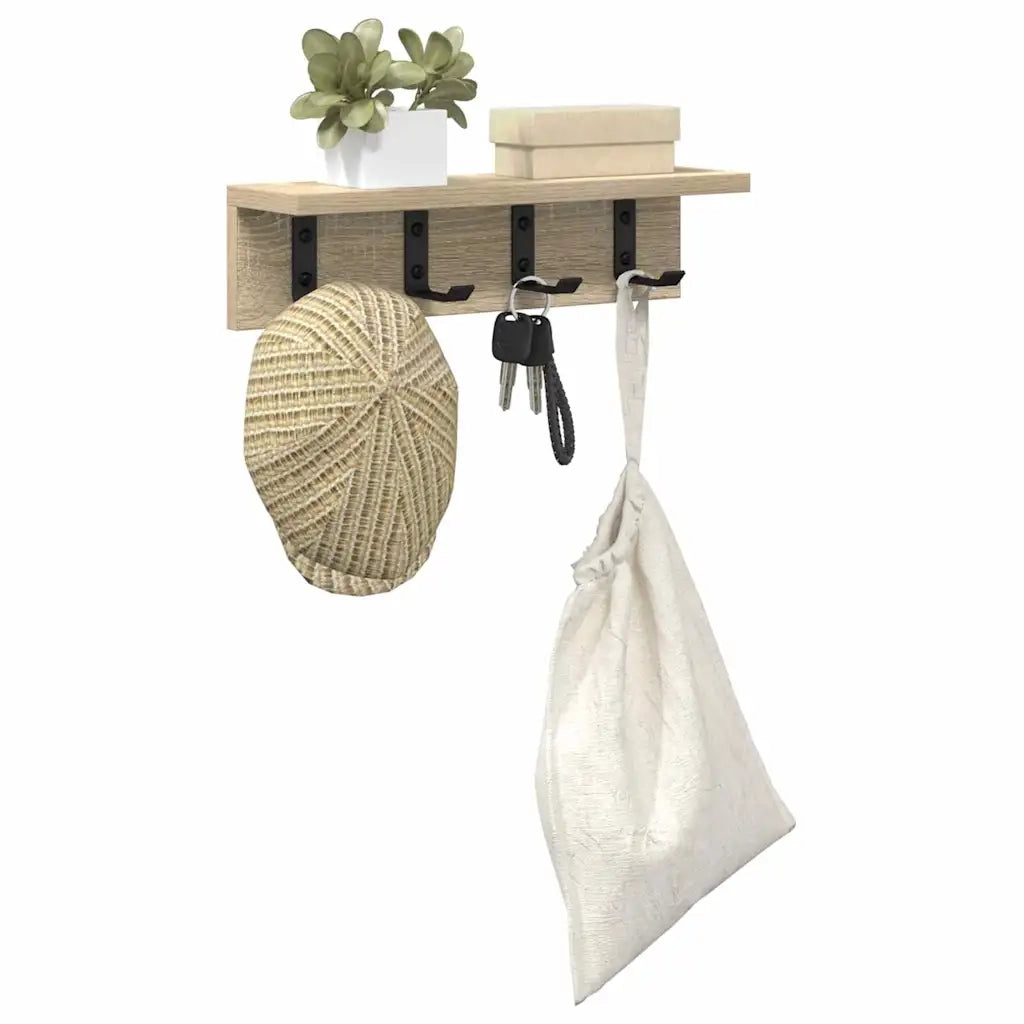 Appendiabiti a muro Rovere Sonoma 40 x 10,5 x 10,5 cm CFW8577552